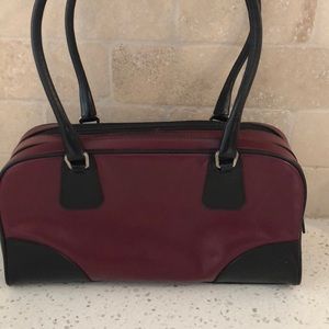 Prada shoulder bag. Wine color